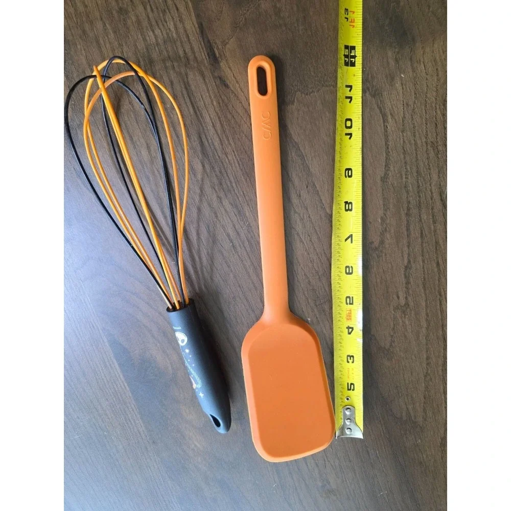 Disney‎ Jack Skellington Whisk & Orange Silicone Spatula Set B3